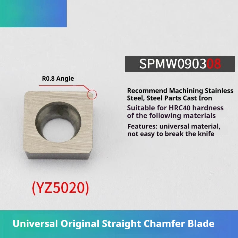 6011 Chamfering machine blade R angle processing steel parts CNC stainless steel cutter grain desktop / composite chamfering cutter grain Shandong Denso Pricision Tools Co.,Ltd.